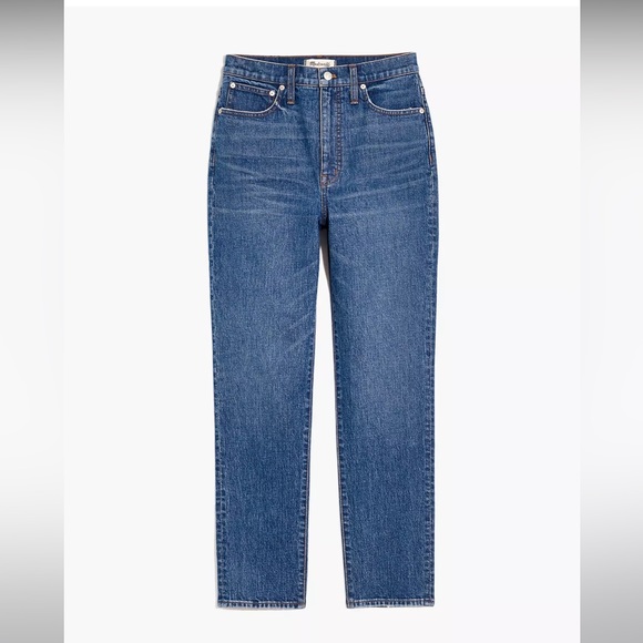 Madewell Petite Classic Straight Jeans in Corson Wash - Picture 8 of 8